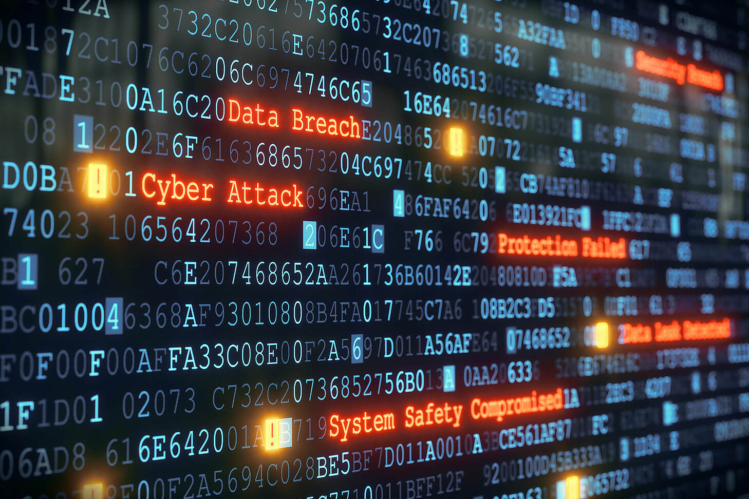 Illustration Warnmeldung Cyber-Attacke © matejmo/iStock