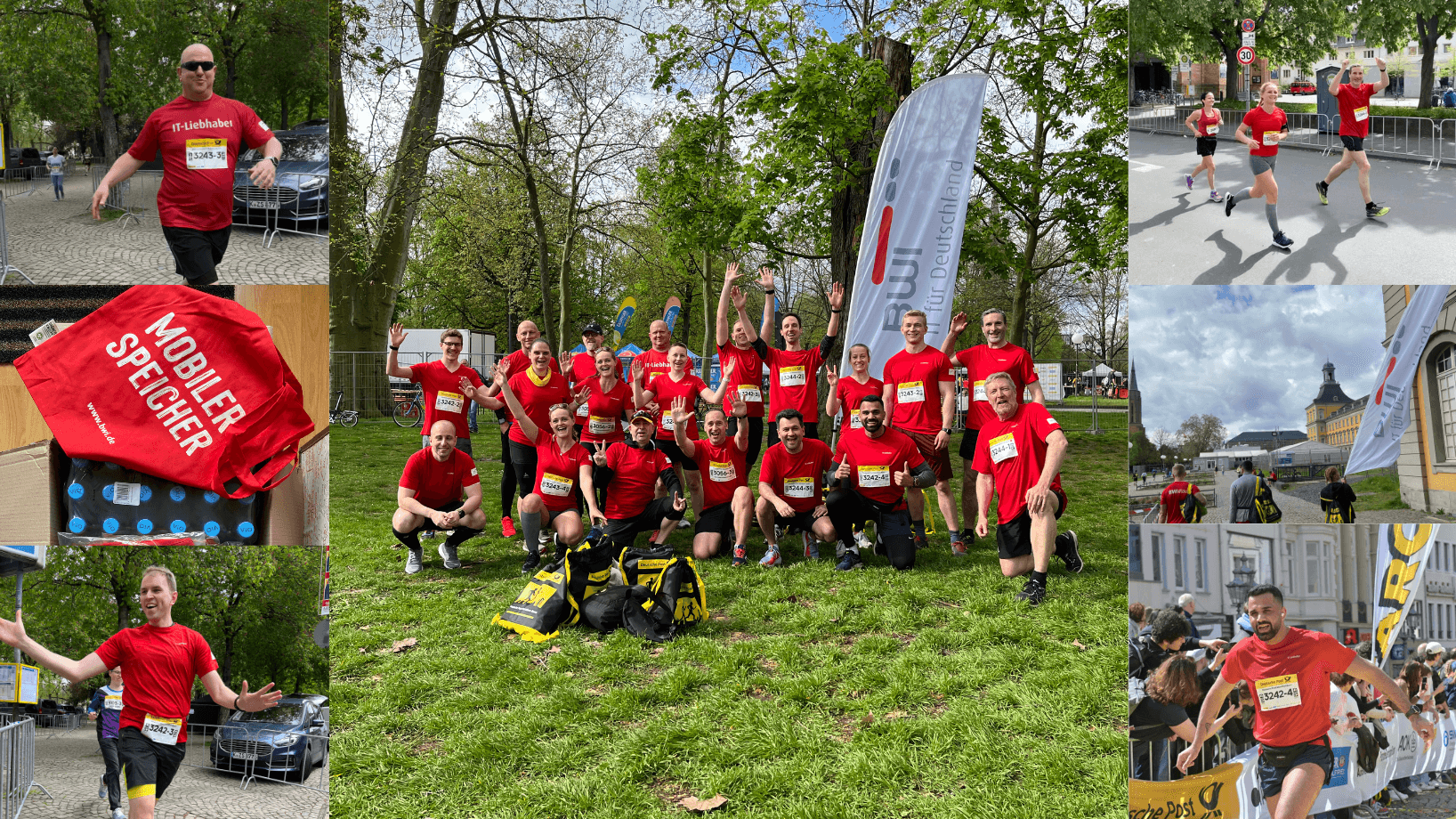 Das BWI-Team nimmt am Bonner Postmarathon teil. © BWI GmbH