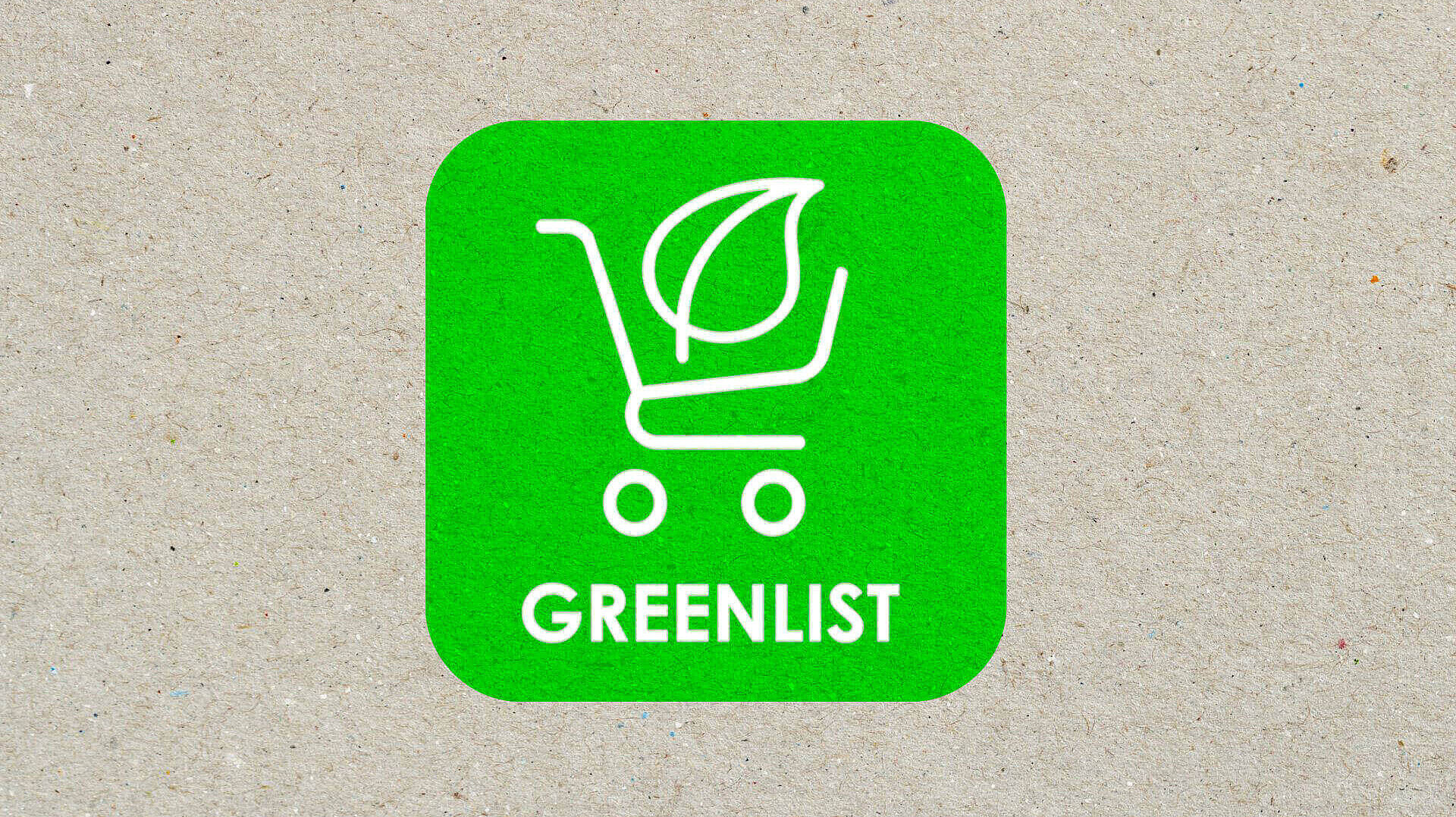 Logo der App „Greenlist © privat (Hintergrund © Svetlanais/iStock)
