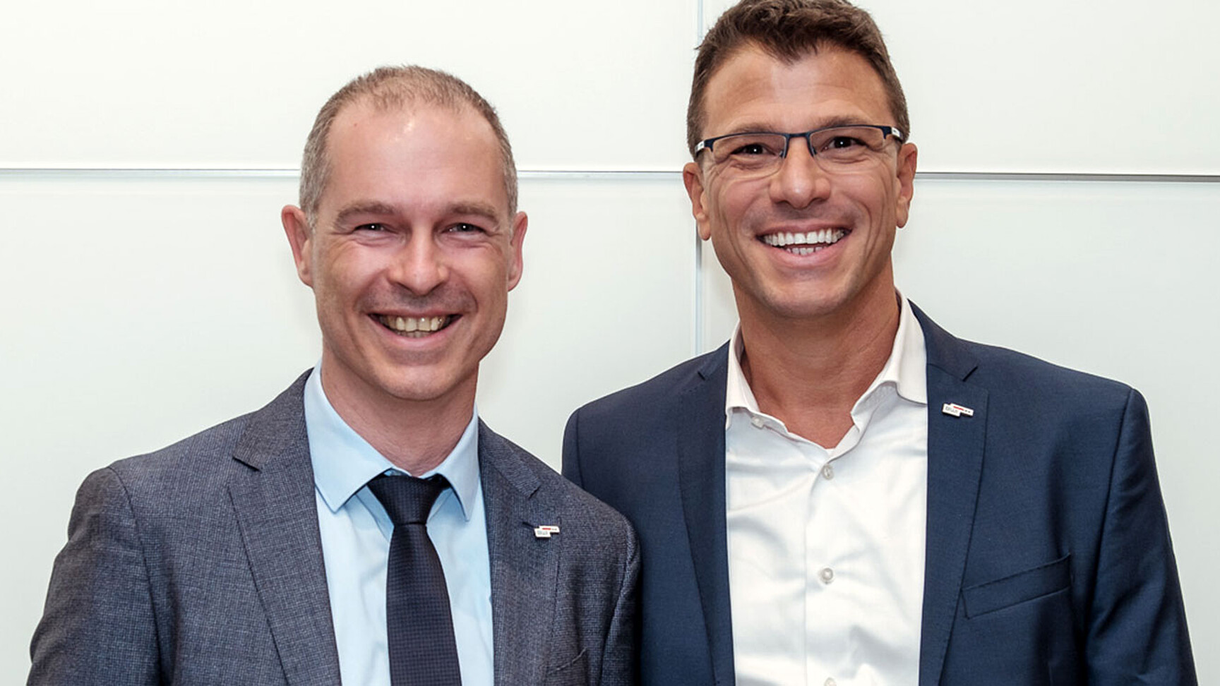 Jens Muschner, Leiter Innovation Management, und Martin Kaloudis, Chief Executive Officer der BWI © BWI GmbH