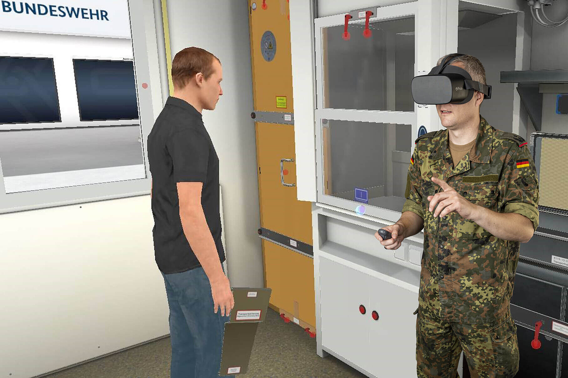 Lernen im virtuellen Zwilling: BWI erprobt VR-gestützte Ausbildung für Soldat*innen