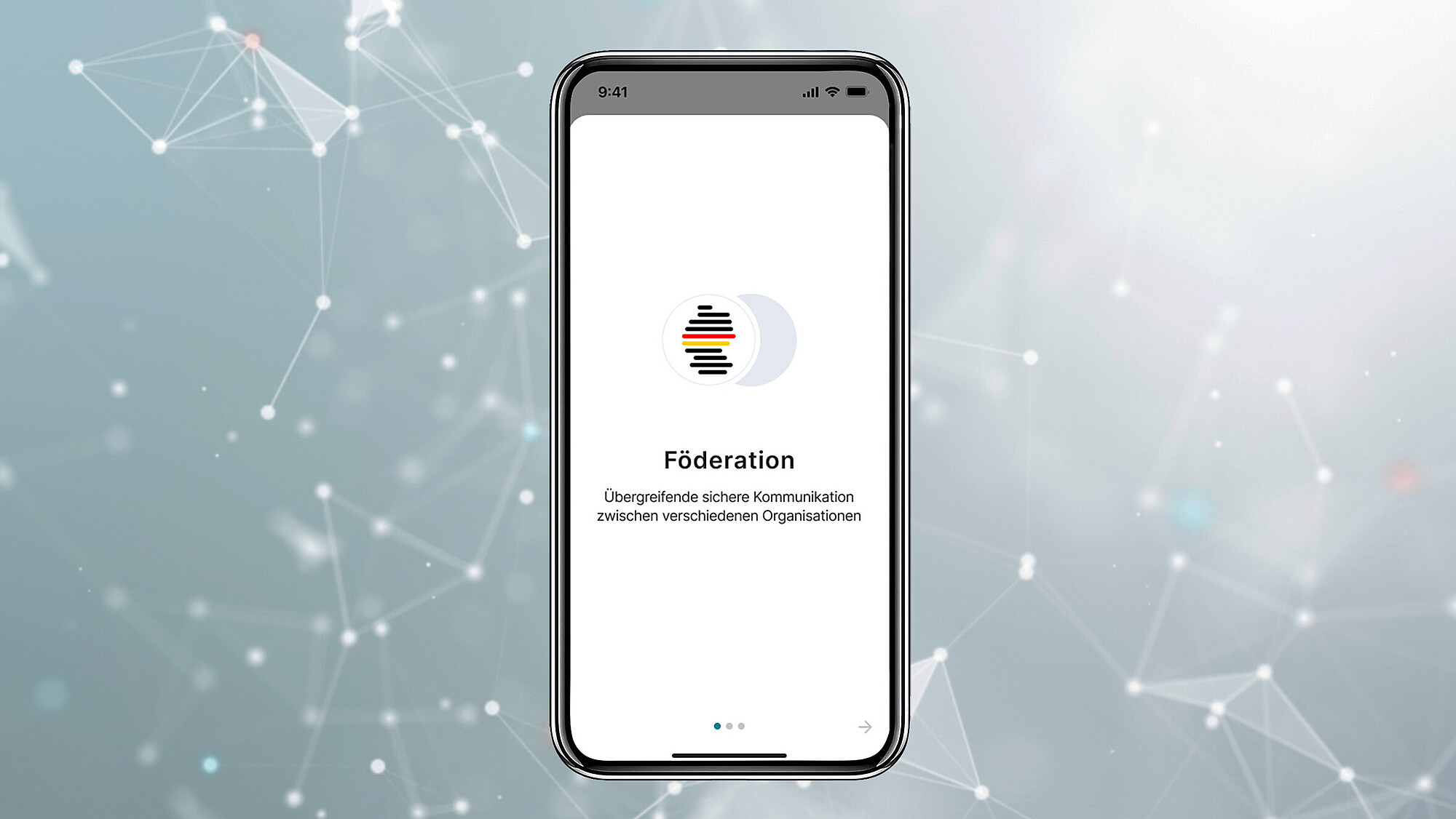 Moch up eines Mobiltelefons und in ihm zwei Kreise. Der eine Kreis symboliisert die Bundeswehr und der andere die BWI und diese überschneiden sich jetzt.