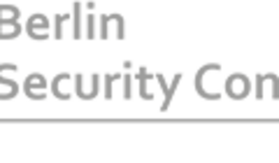 Logo der Berliner Security Conference
