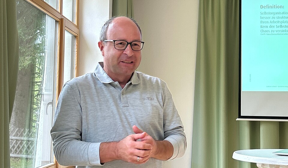 MINT-Botschafter beim Vortrag