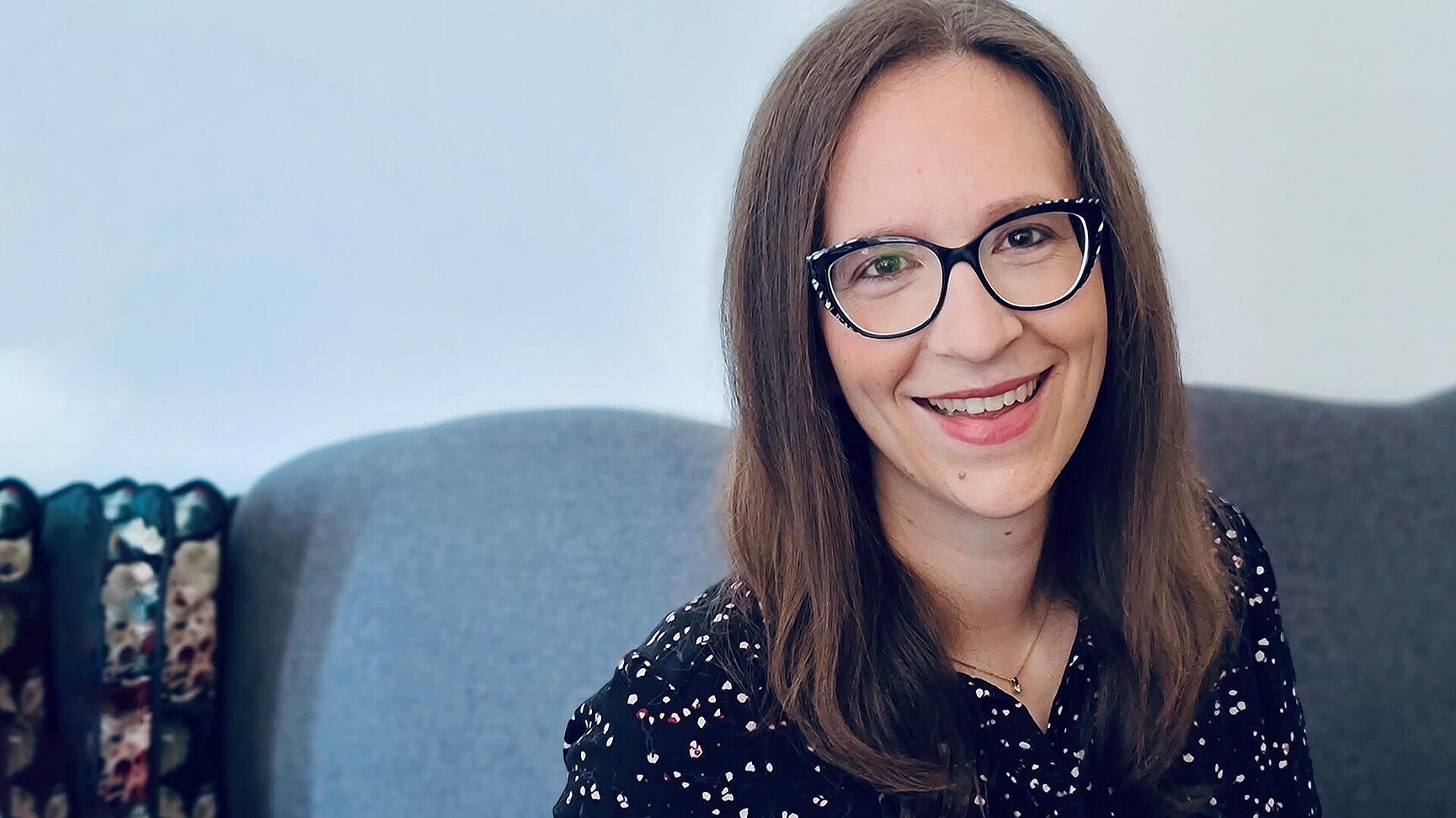 Dr. Claire Zerwas im Home-Office ©privat